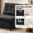 Teddy Fleece Armless Pull Out Sofa Sleeper Chair Pull Out Sofa Bed Space-Saving For Small Spaces-1821484319