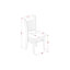 Ensemble de table de cuisine 3 pièces pour petits espaces comprenant une table ronde avec piédestal et 2 chaises de salle à manger, lin blanc-1359885111-1441730729-1426416264