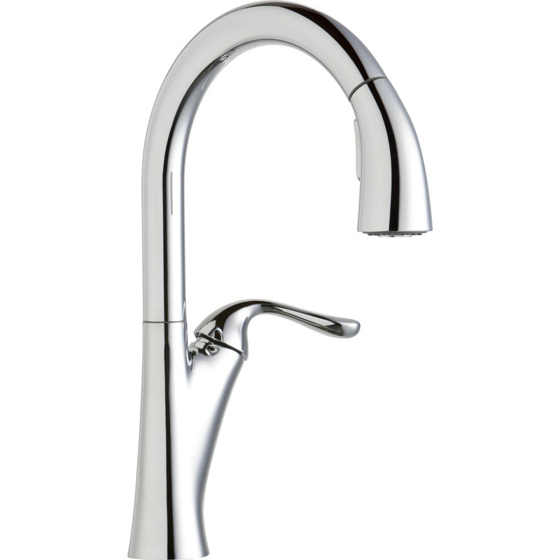 Harmony Pull Down Single Handle Kitchen Faucet, Chrome