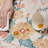 Soft Floral Beige/Blush Non-Slip Washable Area Rug-204160789-216987303