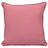18" Red and White Cotton Reversible Throw Pillow