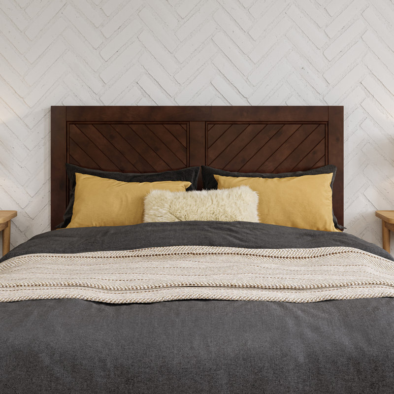 Tête de lit Emmitte, Double, Walnut