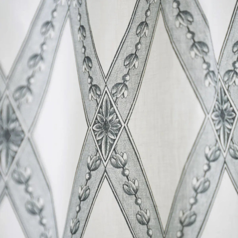 Toile Schumacher x Jill Lasersohn Les Losanges, Carbone