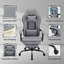Metro Lane Adjustable Headrest and Reclining PC & Racing Game Chair-883042835-883042837