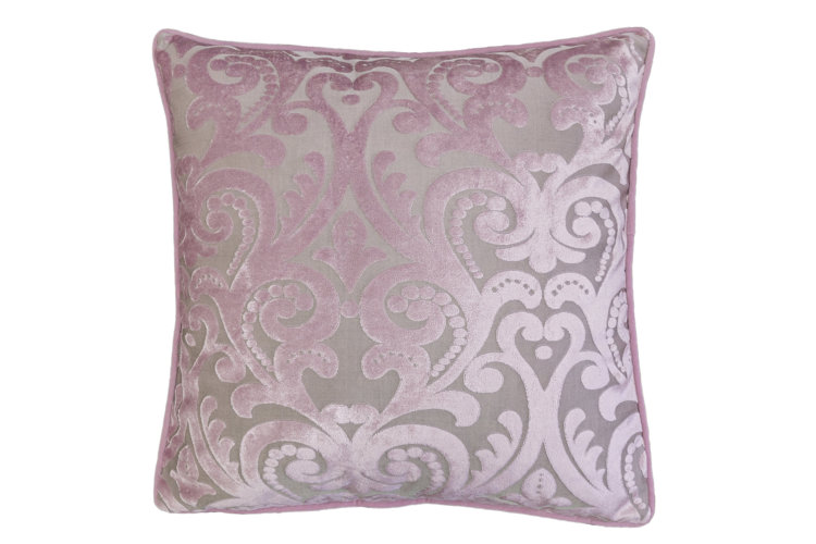 Liana Cut Square Velvet Pillow Cover & Insert