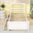 Twin Size Wood Platform Bed with Storage Drawers and Headboard-1867630195