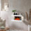 FLAMEKO Atacama Electric Fireplace, Crackling Sound Effects 2kW Heater, Remote, Suitable for Media Wall or Mantel Surround