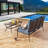 Sasaki 2-Piece Metal Sofa and Coffee Table Set with Olefin Cushions-657288820