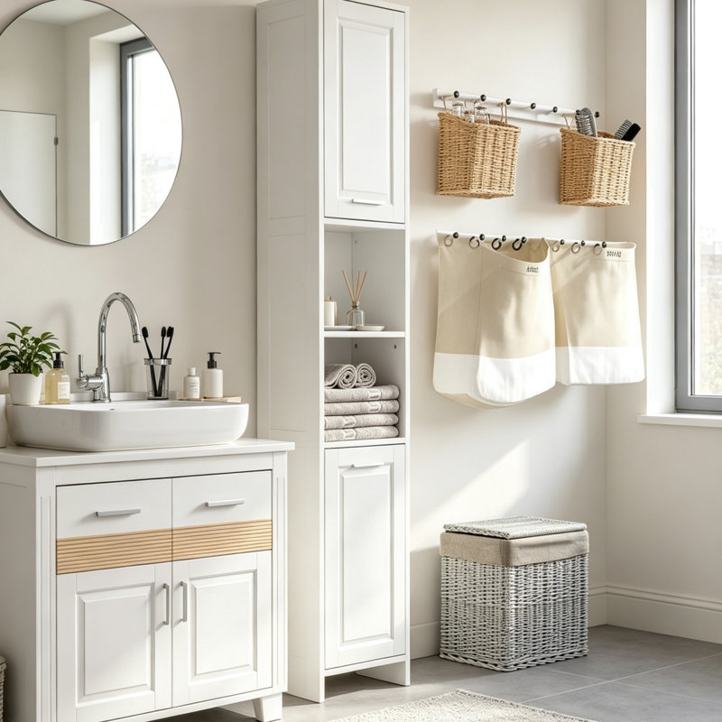 Freestanding Bathroom Shelves