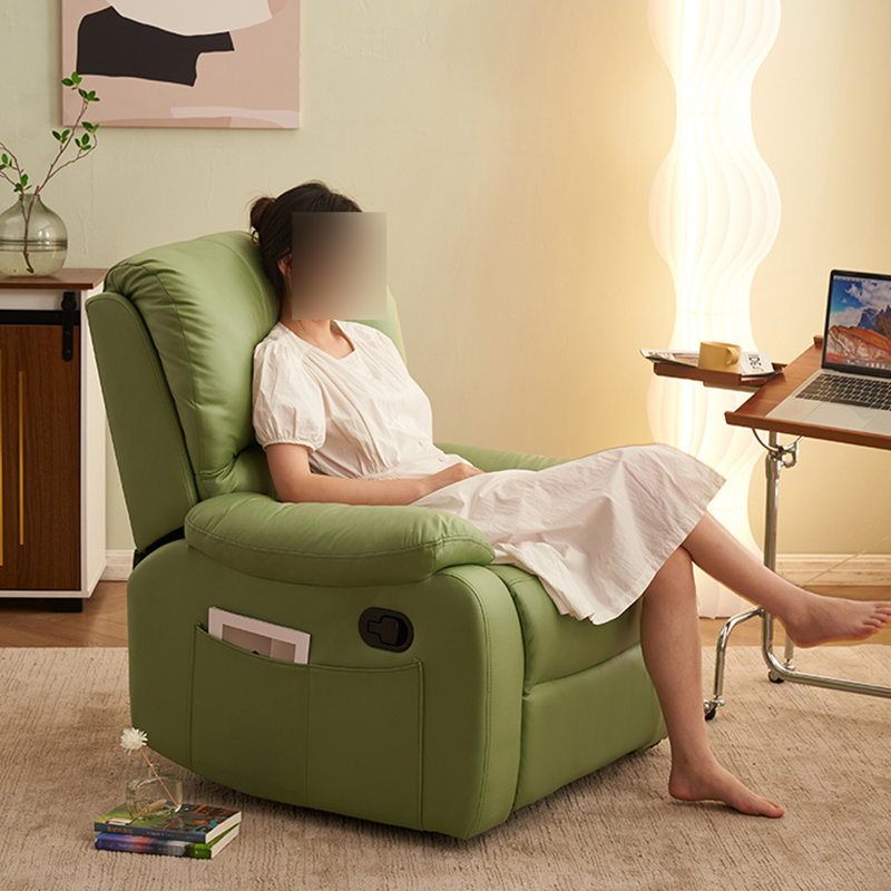 Fauteuil inclinable ergonomique rotatif à 360 ° multifonctionnel, Vert