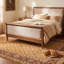 Tapis Brook2 traditionnel à motif floral orange, vert et crème, lavable en machine, antidérapant, à poils courts, pour intérieur et extérieur, adapté aux animaux domestiques, idéal pour le salon, la chambre, la salle à manger, l'entrée, le corridor ou le bureau.-1588628560