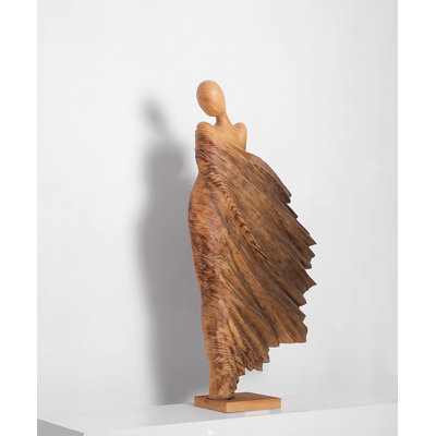 Goddess Abstract Wooden Sculpture Ornament