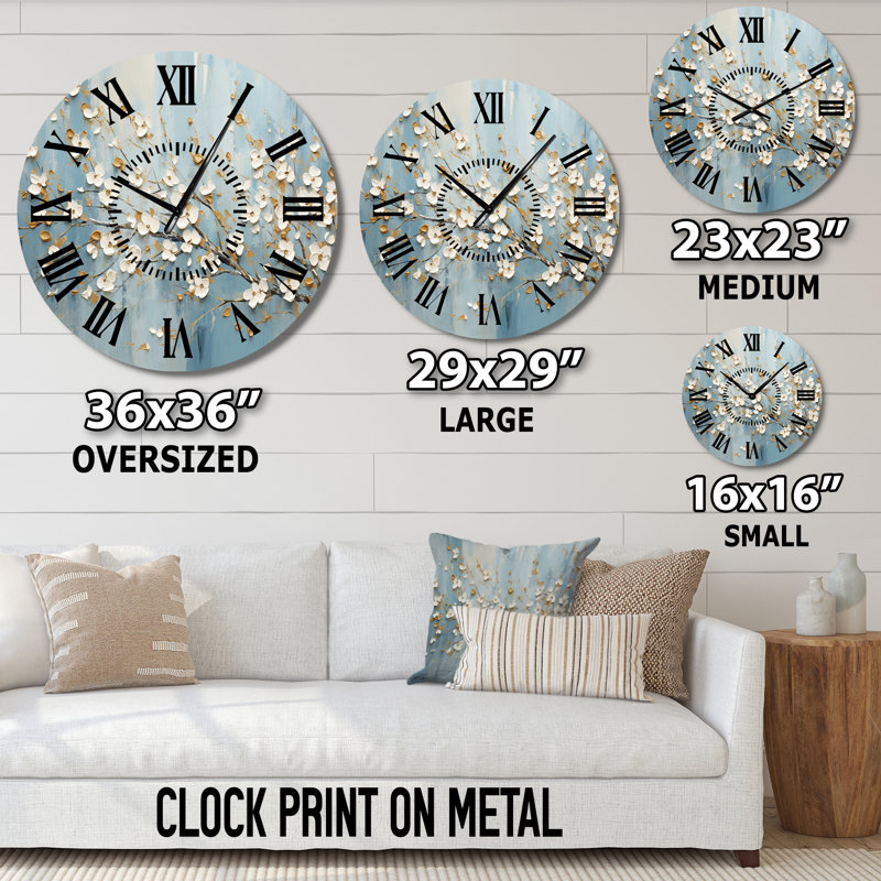 Horloge murale Peacewoodness, Médium