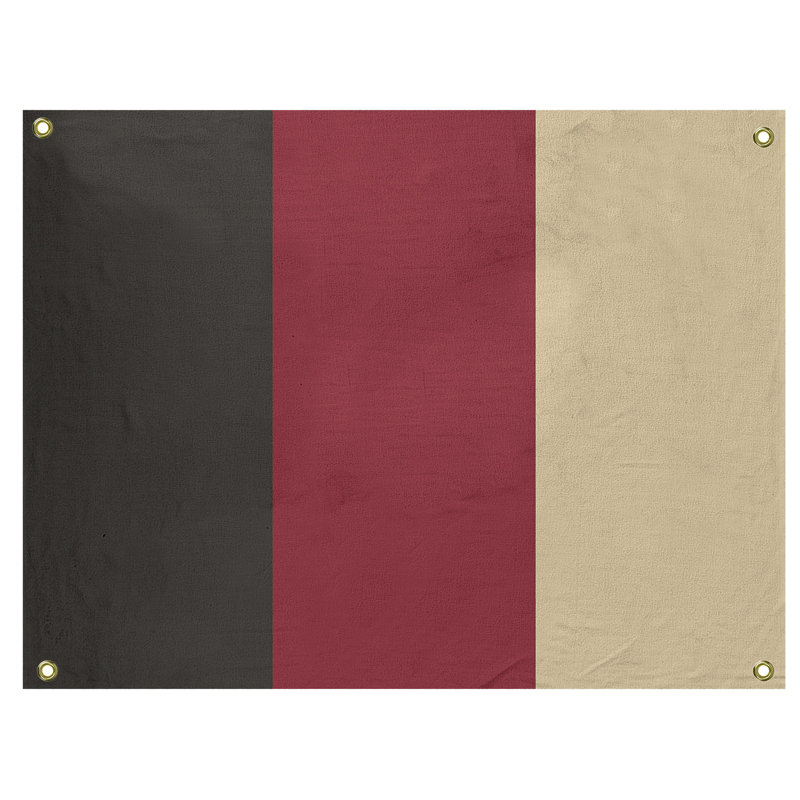 Tapisserie de polyester Arizona, H 59 po x l 80 po x P 2 po, Noir / rouge brique / sable du désert