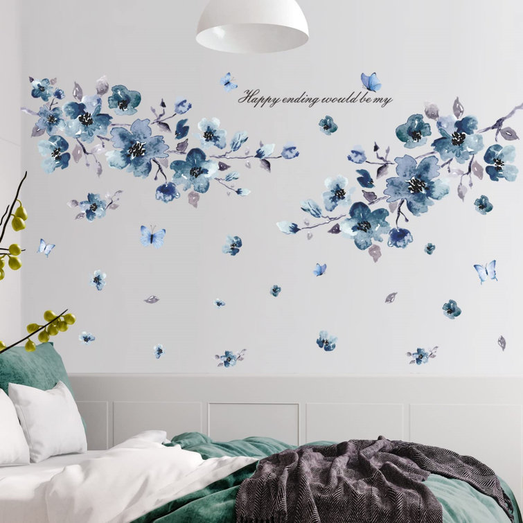 Trees & Flowers Non-Wall Damaging Wall Decal