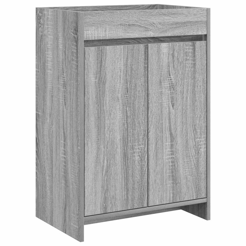 56cm Bathroom Vanity Base Only, Grey Sonoma