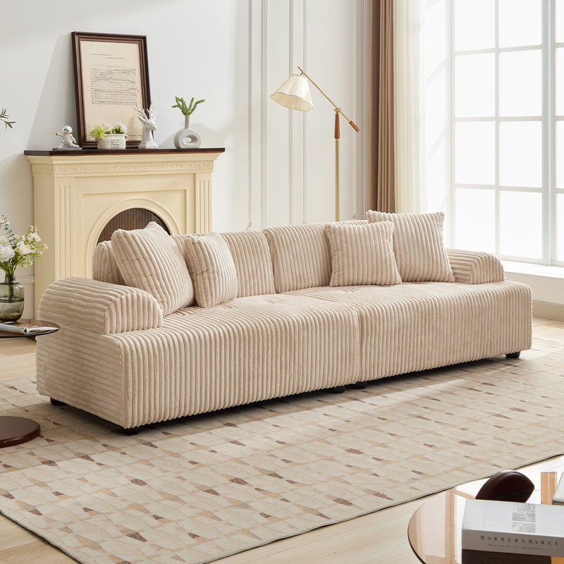 94.5” Wide Modern Style Tufted Sofa
