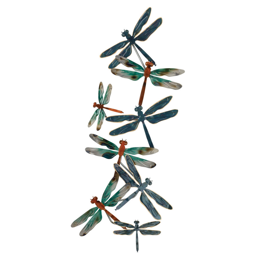 Metallic Wall Decor - Dragonfly Art