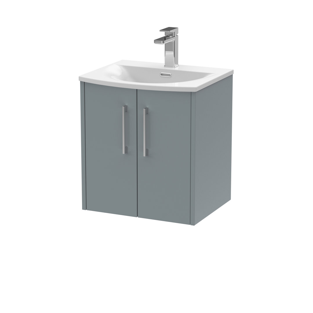 Juno Single Bathroom Vanity with Integrated Vitreous China Basin