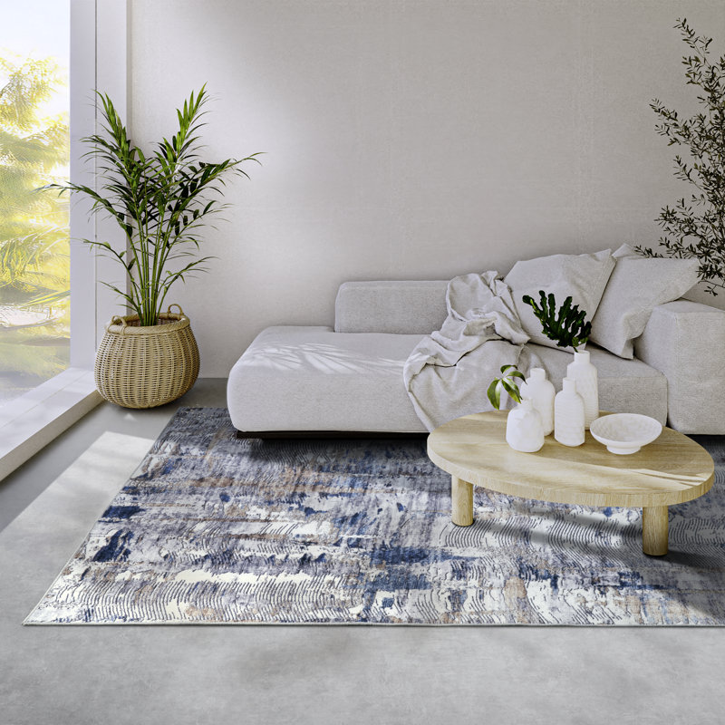 Malard No Pattern Machine Woven Area Rug, Rectangular 160 x 230cm