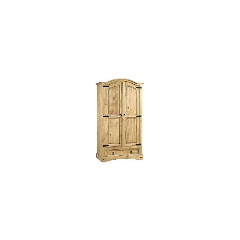 Dean 2 Door Wood Wardrobe