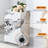 Modern Luxe Faux Marble Cube End Table-1662870416-1672189776