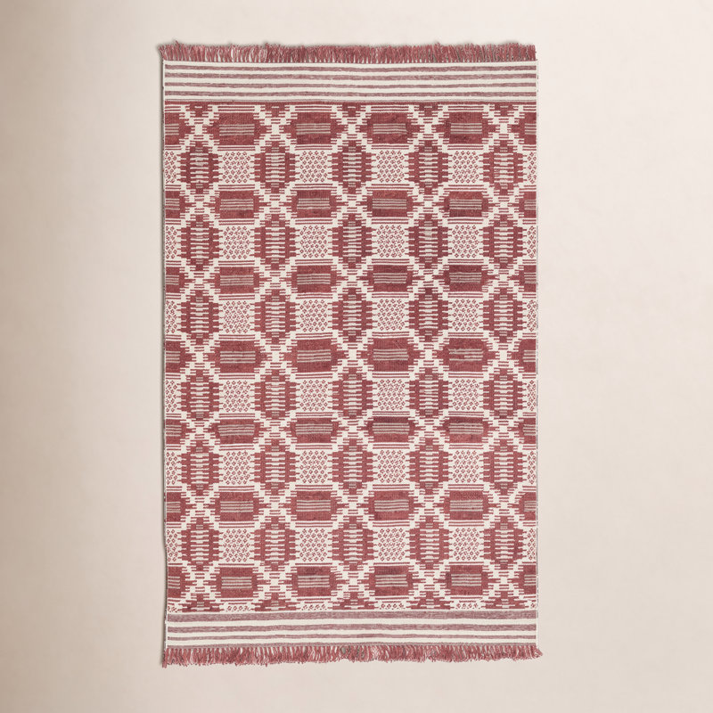 Bovina Geometric Area Rug, Rectangle 5' x 8'