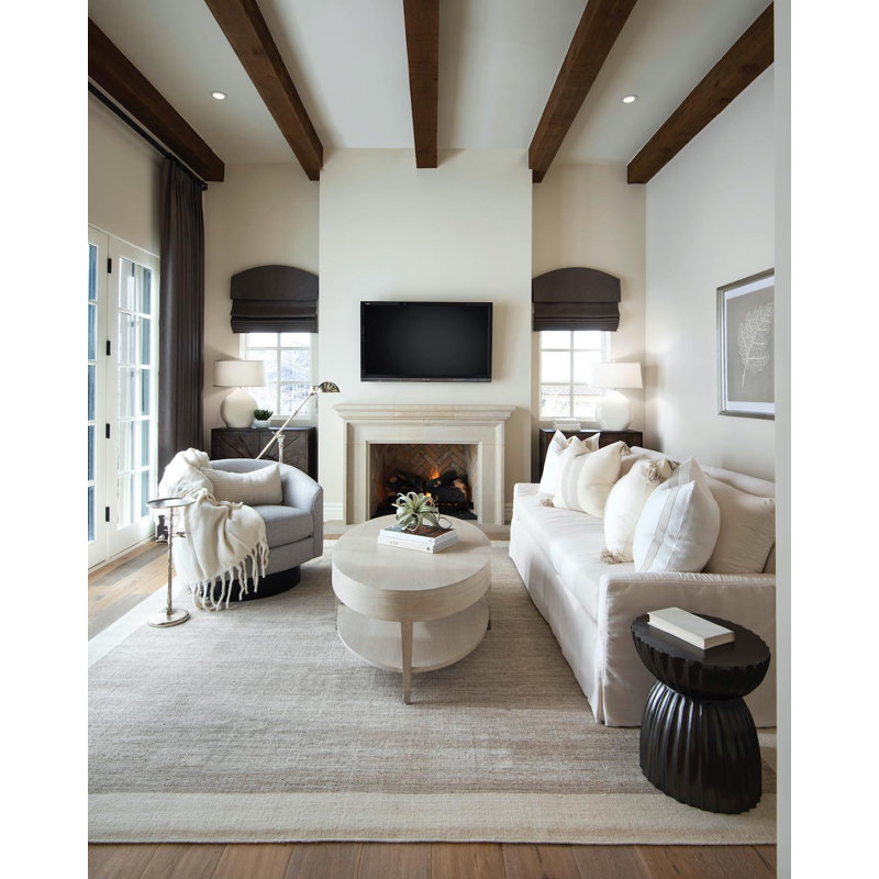 Piaf End Table, Polished Nickel