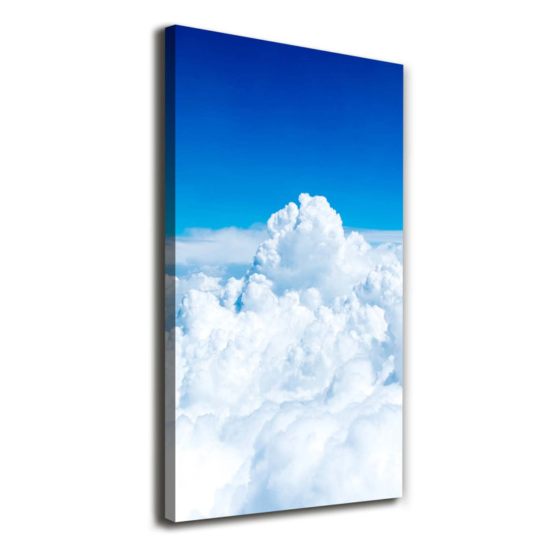 Flight Over The Clouds - Wrapped Canvas Print