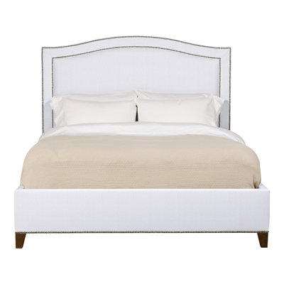 Caroline/Casey Queen Upholstered Low Profile Panel Bed