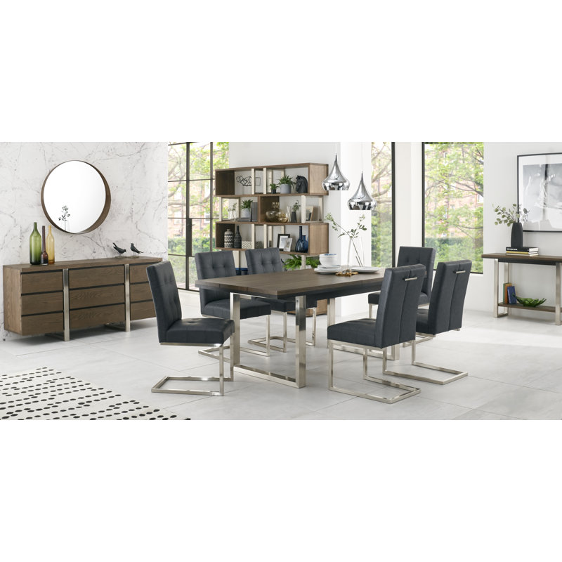 Postel Dining Set, Black