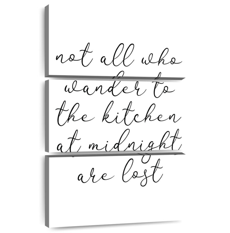 Kitchen Words I, 45" H x 28" W