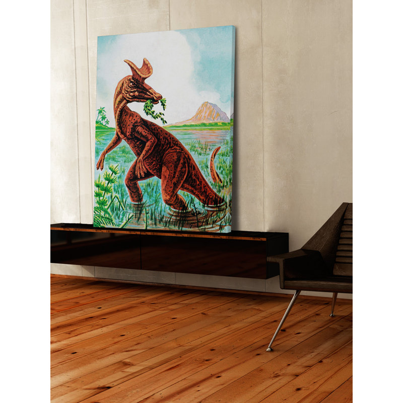 Lambeosaurus - Graphic Art on Canvas