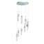 Luminaire suspendu cascade 9 lumières