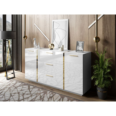 Aleece 158cm W 3 - Drawer Chest of Drawers