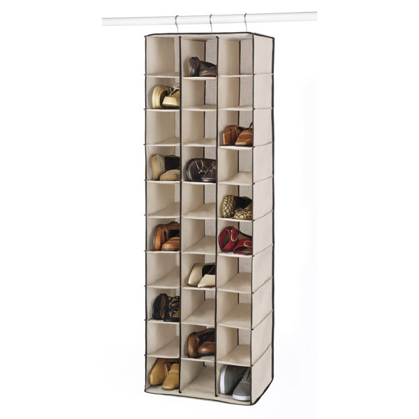 Ebern Designs 30 Pair Hanging Shoe Organizer & Reviews | Wayfair