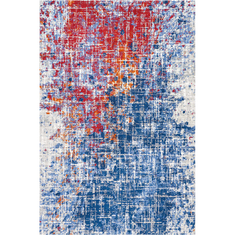Tapis bleu Cannes, Rectangle 2 pi 3 po x 3 pi