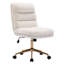 Chaise de travail en fausse fourrure Denver