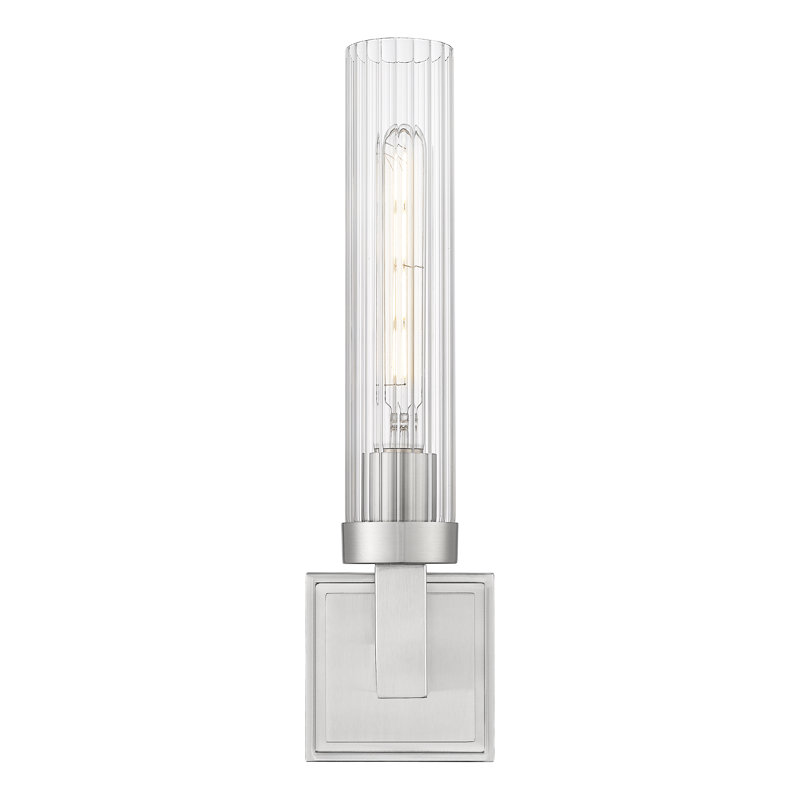 Mortola 1 Light Wall Sconce, Brushed Nickel