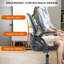 Chaise de bureau ergonomique en filet avec support lombaire et hauteur réglable - Chaise de bureau pivotante et respirante pour la maison et le bureau-67031413-67031414