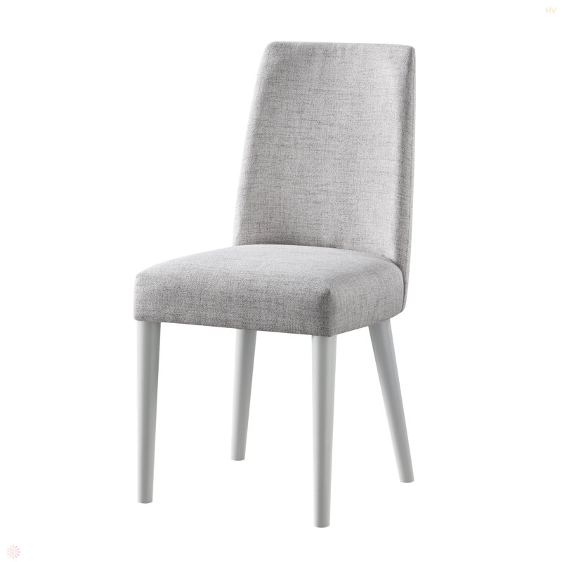 Taylor Chair With Legs And Grey Fabric, Grey