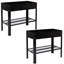 Ensemble de lit de jardin surélevé en acier galvanisé Pinero - 2 - noir-790843799-790844722