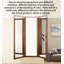 Miroir de garde-robe caché à trois volets-275635775