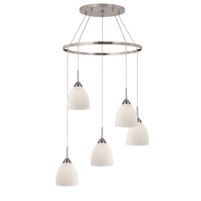 Luminaire bol suspendu à 5 lumières Hamberg