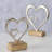 Dua Double Heart Figurines