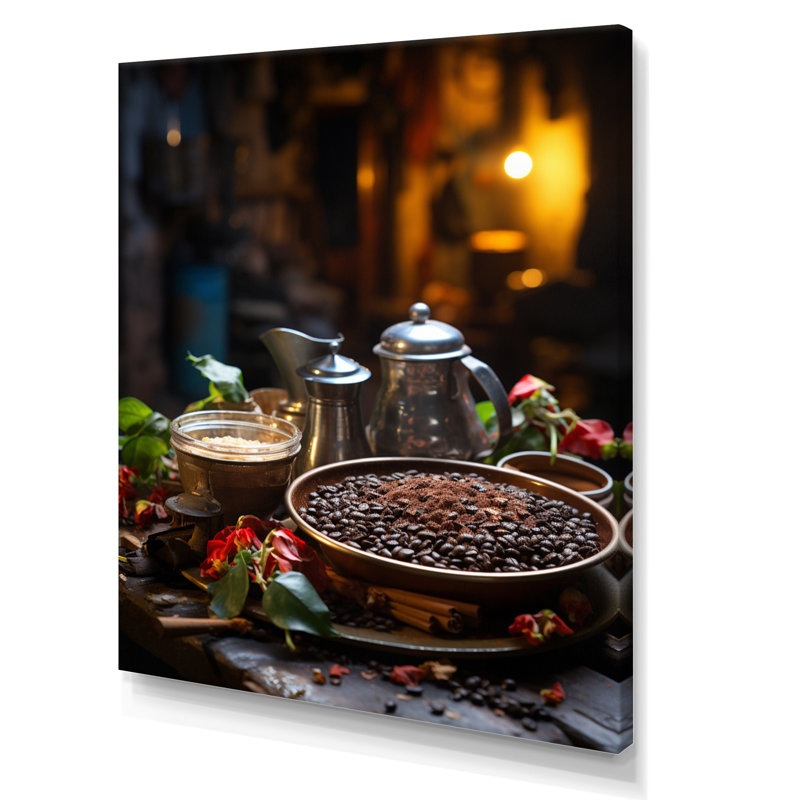 «Cohron Cuban Coffee culture I», reproduction sur toile, H 44 po x l 34 po x P 1,5 po, Toile tendue