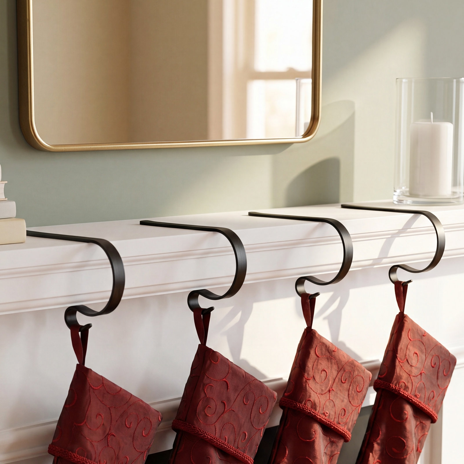 Stocking Holder, Matte Black