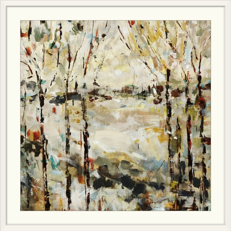 'waldens Marche Par Jodi Maas Peinture Impression, 16" H x 16" L x 1.5" D, Toile