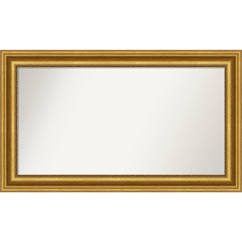 Miroir de salle de bain Jashawna, 25,75 po x 43,75 po, Doré