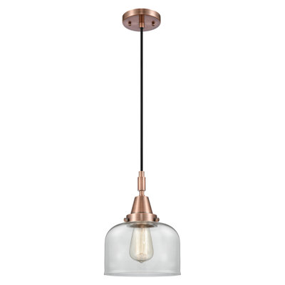Downtown Urban - Caden Almitra - 1 Light Cord Hung Mini Pendant - Shade